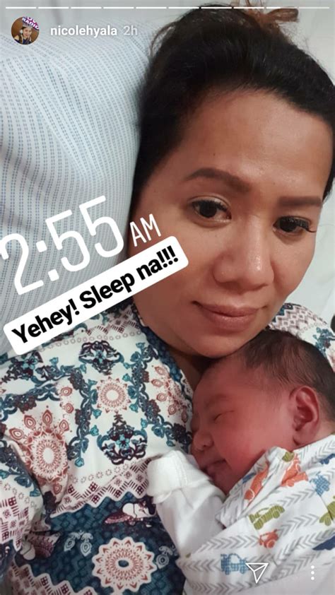 LOOK: DJ Nicole Hyala gives birth to second child.